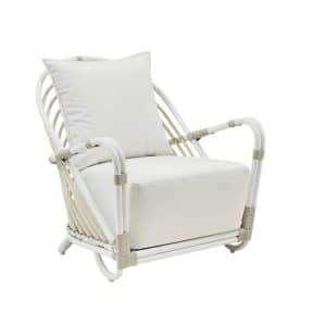 Sika Design Charlottenborg Exterior stol - Dove White - inkl. hynde i B450 white