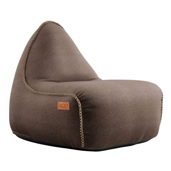 SACKit Canvas Lounge Chair - Brun