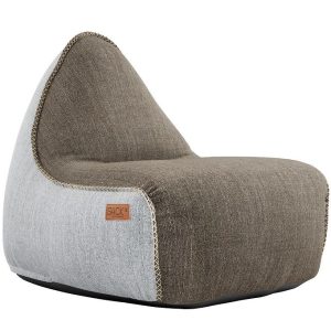SACKit SÃ¦kkestol - Cobana Lounge Chair - 96x80x70 cm - Brun/Hvid - OneSize - SACKit Stol