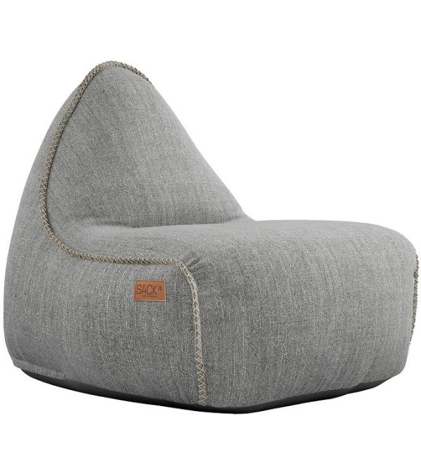 SACKit Sækkestol - Cobana Lounge Chair - 96x80x70 cm - Lysegrå - OneSize - SACKit Stol
