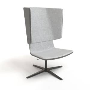 Twist & Sit - hÃ¸j lounge stol med fodkryds