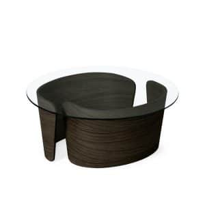 Sibast Furniture No 7 Lounge Sofabord Ã˜70 Lav MÃ¸rk Olieret Eg/Glas