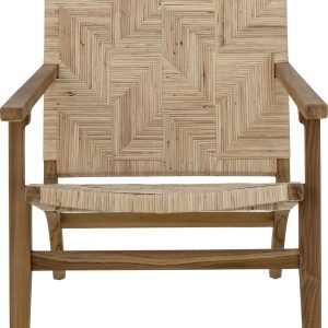 Creative Collection - Mills Loungestol - Brun - Rattan