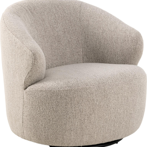 Quelona, Lounge stol, Beige, Monza stof (H: 76,5 x B: 80 x D: 80)