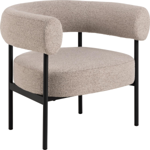 Verania, Lounge stol, Beige, Monza stof (H: 71 x B: 78,5 x D: 67,5)