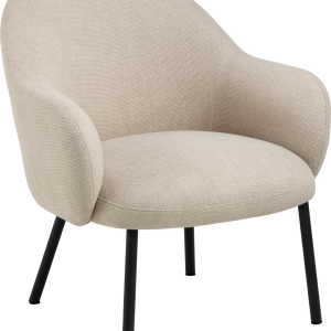 Wynette, Lounge stol, Beige, Basel stof (H: 75 x B: 70 x D: 75)