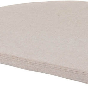 Hynde til loungestol, beige, H2x61x59 cm, stof
