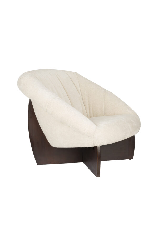 DUTCHBONE Lounge Chair Emilius Beige