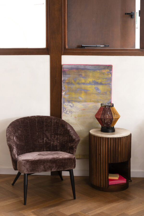 DUTCHBONE Lounge Chair Georgia Lilla