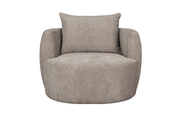 DUTCHBONE Lounge Chair Rocca Cappuccino