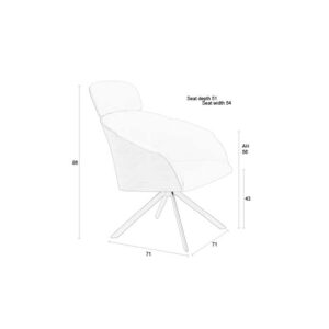 ZUIVER Lounge Chair Frie