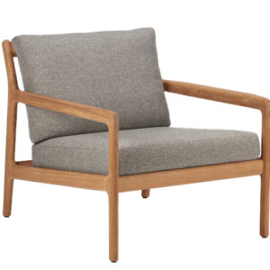 Ethnicraft Teak Jack Outdoor Lounge Chair - Mocha