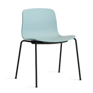 HAY About a Chair - AAC 16 - Sort Stel - Dusty Blue