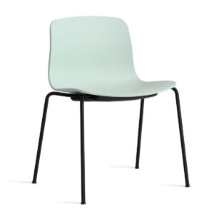 HAY About a Chair - AAC 16 - Sort Stel - Dusty Mint