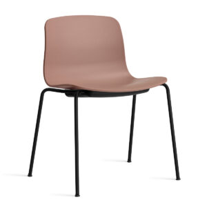 HAY About a Chair - AAC 16 - Sort Stel - Soft Brick