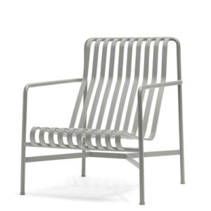 HAY Palissade Høj Lounge Stol - Sky Grey