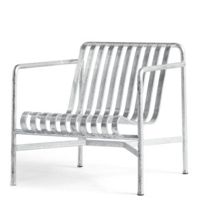HAY Palissade Lav Lounge Stol - Galvaniseret