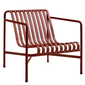 HAY Palissade Lav Lounge Stol - Iron Red