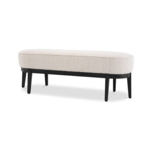 Jarrett bænk bouclé creme