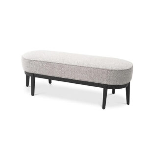 Jarrett bænk bouclé grey