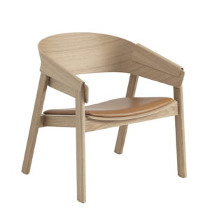 Muuto Cover Lounge Chair - Eg - Cognac Læder - DEMO.