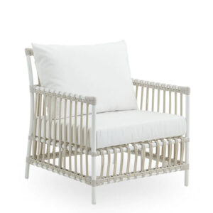 Sika Design Caroline Exterior Lænestol - Inkl. Hynder - Hvid - Coffee B453