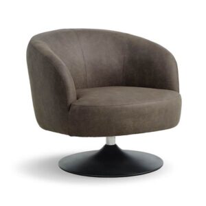 Conrad lounge chair - Forest green - Vista - Metal trumpetfod/sort