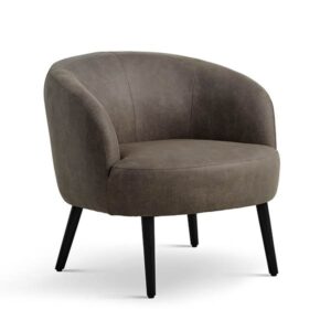 Conrad lounge chair - Forest green - Vista - Sort træ