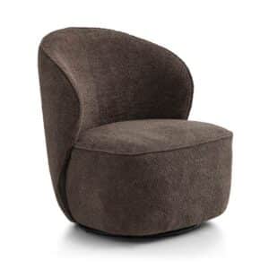 Theo lounge chair - Mocca