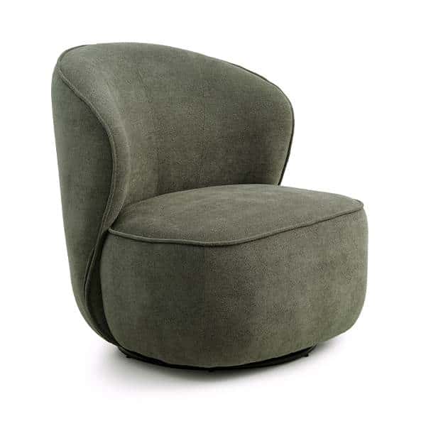Theo lounge chair - Moss green