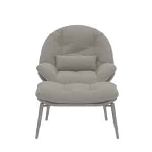VENTURE HOME Cala Lounge Chair - Beige / Beige